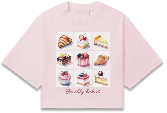 Freshly Baked Women's Short Sleeve Crop T-Shirt